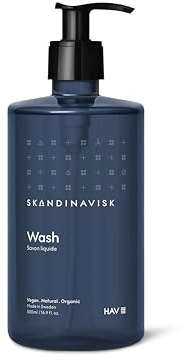 Skandinavisk Wash HAV ‘Sea’ Scent notes: Salt spray and sea kelp, hawthorn and beach rose, 500ml