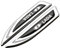 2PCS Auto Metall Logo Embleme Aufkleber, Für Lada Abzeichen Stickers Decals Car Styling Dekorative Zubehör,A/Silver