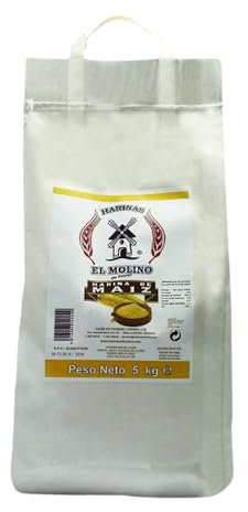 El Molino - Harina de Maíz - Paquete de 5 Kg - Molido a la Piedra