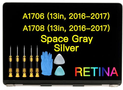 Pantalla LCD de repuesto para MacBook Pro A1706 A1708 EMC 3071 EMC 3163 EMC 2978 EMC 3164 Retina Full Display Assembly A+++ FOCUS LCD