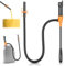 Elektrische Transferpumpe, Benzinpumpe für Kanister, Batteriebetriebene Flüssigkeitstransferpumpe, Elektrische Benzinpumpe Siphon Pumpe, Pumpe Benzin Gas 2.6 GPM, für Heizöl Wasser Gas