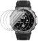 zZjoOoj Pack de 4 protectores de pantalla compatibles con Amazfit T-Rex 3 de 48 mm, protector de pantalla de cristal resistente al agua, protector de pantalla antiarañazos, película de vidrio templado