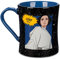 Disney Store Official Tazza principessa Leia, Star Wars, tazza galattica I Love You, tazza in gres con particolari in rilievo, adatta per lavastoviglie e microonde