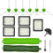 Kit accessoires de rechange pour iRobot Roomba Séries i/e i7 i7+ i6 i6+ i3 i3+ i8 i8+ i4 i4+ i5 i5+ i2 i2+ i1 i1+ e5 e6 – 1 brosse en caoutchouc, 5 filtres HEPA, 6 brosses latérales, 1 roulette avant