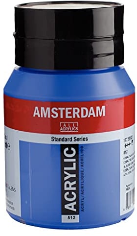 Amsterdam Standard Series Acrylique Pot 500 ml Bleu de Cobalt (Outremer) 512 (17725122)