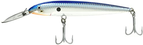 Rapala - Countdown Magnum Angelköder - Angelzubehör mit Abachiholz-Konstruktion - Salzwasser Spinnköder - Lauftiefe 4.5-5.4m - Fischköder 14cm, 36g - Hergestellt in Estland - Silver Blue