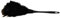 Black Feather Duster White Feather Duster Hot Maid Costume Accessory (Black)