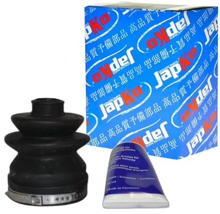 JAPKO 63089 Faltenbalgsatz Antriebswelle Kompatibel mit NISSAN ALMERA II Hatchback N16 3974102A26 8944121830 3974102A28