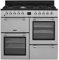 Leisure CK100F232 Gas Cooker A Silver – Oven and Stoves (Stove, Silver, Fan, Front, Electronic, LED)