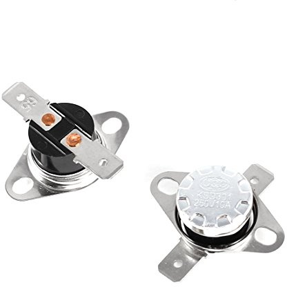 sourcing map 2 Stk. NC Thermostat Temperaturschalter KSD301 65C AC 250V/10A