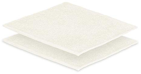 EXKLUSIV HEIMTEXTIL 2X Seiftuch 30 x30 cm Naturweiß 500 g