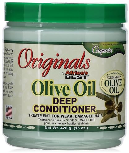 Africa's Besten Organisch Olivenöl Extra Vergine Haarspülung Tief 440 ml Tiegel