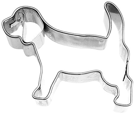 Plätzchen - Ausstechform/Plätzchenform 'BEAGLE' (5 cm/Edelstahl - Rostfrei)…