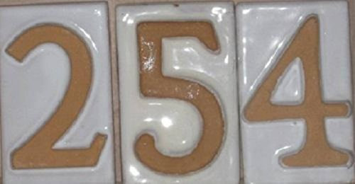 Numero civico in terracotta Telcom Vasarte 8