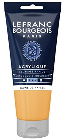 Lefranc Bourgeois Acrylique Fine Tube 80ml Jaune De Naples