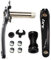 CYSKY Fahrrad Kurbelarm Set 170 mm 104 BCD mit Tretlager Kit und Kettenblattschrauben für MTB BMX Rennrad, kompatibel mit Shimano, FSA, Gaint (Schwarz)