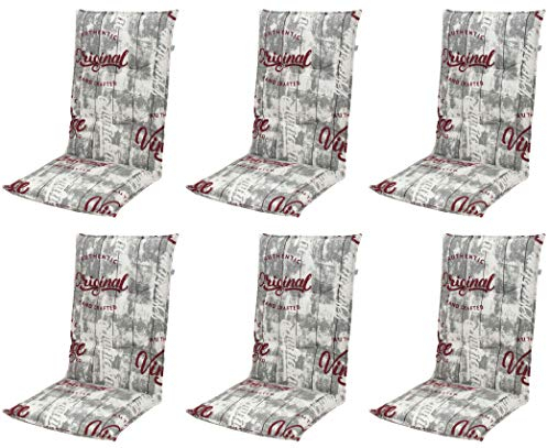 Doppler 6 x 7 cm Luxus Hochlehner Auflage Living 2901, 120 x 50 cm, Made IN Europe