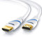 Primewire - 25 cm - Cavo HDMI 4k HDR 60Hz 2.0a b - 3D - Arc - CEC - HDCP - Ultimo Standard - Contatti Dorati - Triplice Protezione- Antipiega - Elevata Larghezza di Banda Fino a 18 Gbit s - Bianco