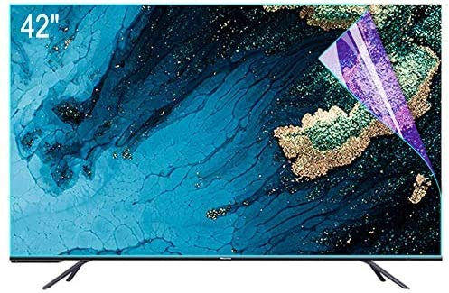 42 Pollici Anti Luce Blu Protezione Schermo Per Televisione, Pannello Di Protezione Da Danni Anti Luce Blu Monitor Blocchi Uv E Luce Blu, Si Adatta Lcd, Led E Plasma Televisori Tv,42 inch_930x525mm