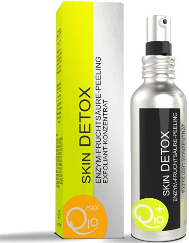 UNIQ10UE Peeling Gesicht gegen unreine Haut, Mitesser, Pickel Akne, Gesichtspeeling mit AHA Glycolsäure, Made in Germany, 100 ml
