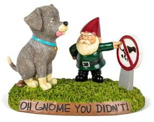 BigMouth Dog Poop Gnome Garden Statue Figure