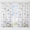 Dalina Textil -Cortina de Cocina Translúcido Estampado, Visillo Transparente para Cocina, Comedor, Marco de Puerta 1 Pieza Tejido Gasa Fina 140X220CM