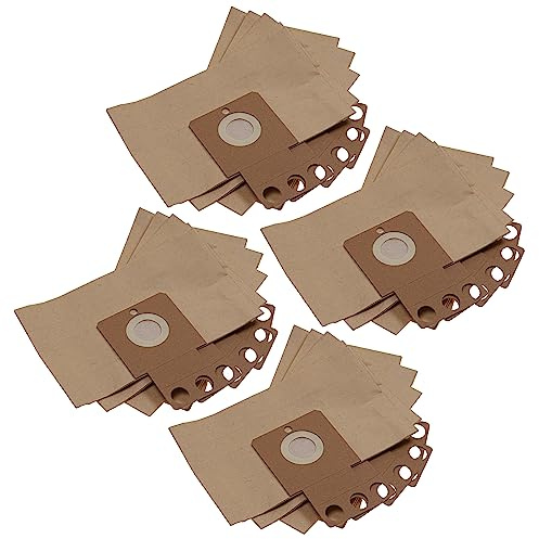 vhbw 20x Staubbeutel Ersatz für Kärcher 6.904-257.0 für Saugroboter | 24,5cm x 20,5cm braun