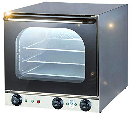 Four à Un Seul Ventilateur en Acier Inoxydable Classe énergétique A Four à Micro-Ondes Solo en Argent Tact Cuisinière à Four halogène à Convection de qualité supérieure Idéal pour rôtir, Cuire au fo