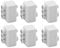 1 in 3 Out Wire Connector, Quick Wiring Terminal Block Flame Retardant Shell 60A 400V Double Screw Fixing for Switch