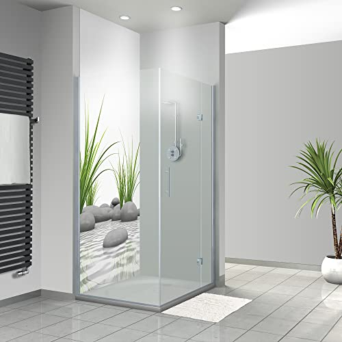 WANDFREUDE individuelle Duschrückwand Aluverbundplatte auf Maß (1 Stück - Wasserstein - Seidenmatt) – Dusche Wandverkleidung Duschwandverkleidung Duschrückwände