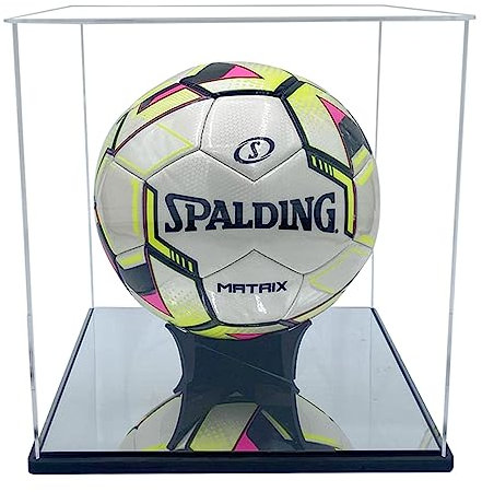 Fußball-Vitrine, Selbstmontage-Acryl-Vitrine, Fußball-Display-Boxen in voller Größe, staubdichter Schutz, Schaukasten für Volleyball, Sammlerstück, Sport-Memorabilien.