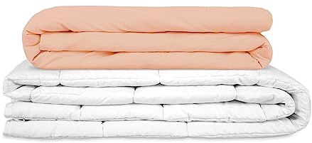 TherapieDecken - Basic Gravity Gewichtsdecke für Erwachsene Weighted Blanket Schwere Decke Für besseren Schlaf, Salmon, Größe: 135x200 cm 6 kg