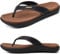 jiajiale Tongs Femme Mode Orthopédique Cuir Confortable Soutien Voûte Plantaire Tongue Legere Yoga Mat été Plage Piscine Flip Flop Douche Antidérapante Caoutchouc Semell Kaki Noir EU38