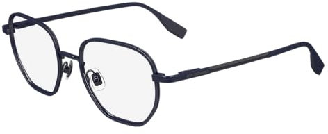 Karl Lagerfeld Unisex KL351 Sunglasses, 400 Shiny Blue, 50