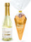 2er-Set Gold Secco Cheers! und Fruchtgummi Herzensmensch 100g | Bundle zum Verschenken | Geschenk für Hochzeit, Geburtstag oder Valentinstag | Geschenk für Freundin | Prosecco mit Gold | Gummibärchen