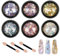 6 Farben Nagel Glitzer Puder Reflektierende Nagel Pailletten Kosmetisch Nagel Glitzer Nagel Pulver Shinny Nagel Kunst Dekoration Eingestellt für Körper Auge Gesicht