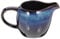 Warmhm Ceramic Gravy Boat with Handle Porcelain Creamer Gravy Pourer Sauce Jug Coffee Milk Serving Pitcher for Sauces Dressings and Creamer Blue, 7AY4720Y34IBE2UK8