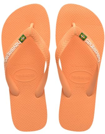 Havaianas BRASIL LOGO Slipper Damen, nectarine, 37/38 EU