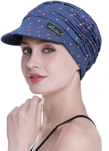 FocusCare Chemo Kopfbedeckung für Frauen Sommer leichtes Bambus große Krebs Kappe