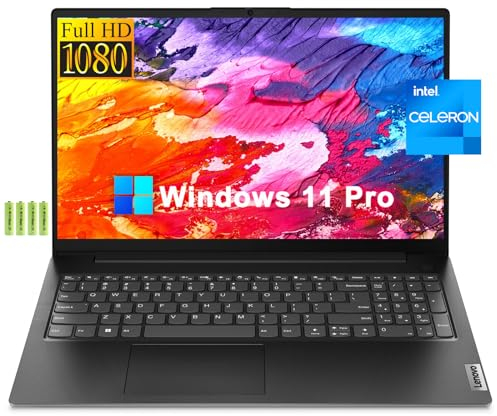Lenovo V15 G2 15.6 FHD Business Laptop Computer[Windows 11 Pro], Intel Dual Core Celeron N4500, 32GB RAM, 1TB SSD, Intel UHD Graphics, Numeric keypad, Wi-Fi, BT 5.1, Ethernet, HDMI, w/Battery
