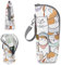 QOWIJZE 1 Stück Lsoliertasche Babyflasche,Babyflaschen Wärmer,Baby Flaschen Thermotaschen,Baby Milchflaschen Wärmer,Tragbare Babyflaschentasche,Für Kinderwagenreisen Im Freien,Kätzchen