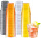 Mispudin 80 Vasos Plastico Duro Colores, 180ml Copas Plastico Duro Reutilizable, Vasos para Cóctel, Sidra, Cerveza, Vasos Colores para Fiestas, Cumpleaños, Bodas