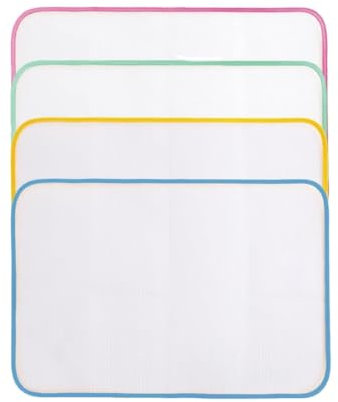 JEYORZY 4Piezas Paños de Planchar, Malla para Planchar, Paño Protector para Planchar Almohadilla de Protección Antifoco Paño de Planchado de Malla Resistente al Calor Almohadilla Paño, color aleatorio