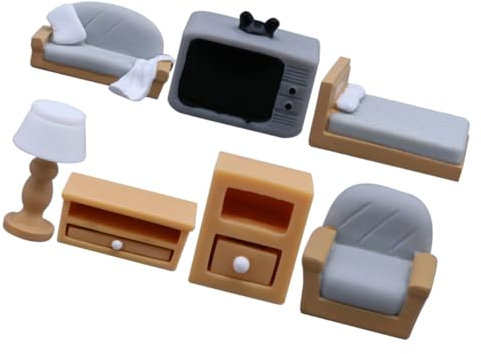 ifundom Puppenhaus-miniaturmöbel-Set 1 – Fertiges Mini-Modell Für Jungen Und Mädchen
