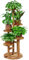 Bamworld Porta Piante da Interno in Legno Multi 5 Livello, Perfetto per Arredo Casa e Giardino Esterno, Supporto Fioriera Portavasi, Scaffale Resistente per Piante