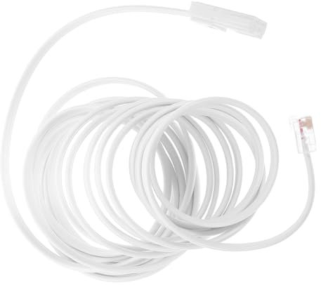 Gadpiparty 3m Cavo Telefonico Lungo Metri Cavo Di Prolunga Per Telefoni Fissi Filo Telefonico