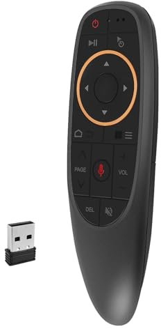 Lonrtesw G10S RatóN de Aire Control Remoto por Voz 2.4G Receptor USB para Android TV Box PC Gyro Sensing Mini Control Remoto Inteligente InaláMbrico