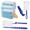 YZROHYI 50 Pcs Recharge Plumeau Poussiere pour Swiffer Duster Recharge Plumeaux,Recharge Dépoussiérante avec Poignée et Telescopique Poignée pour Swiffer,Depoussierant Meuble Plumeau pour Nettoyer