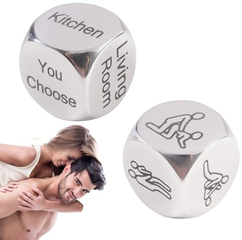 Sex Würfel Paar, 2 StückPaar Spielwürfel für Paare Sex Spiel | Geschenke für Männer Entscheidungswürfel Jahrestag Geschenk Hochzeitstag Geschenke