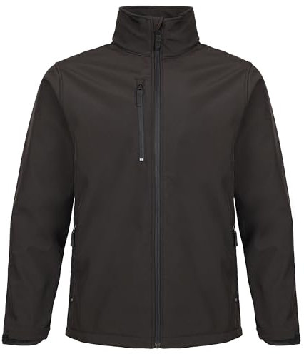 Fort Men's 204 Selkirk Soft Shell Jacket, Black, XL UK
